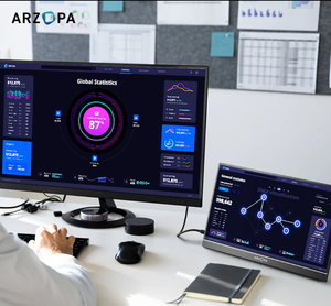 <span class=keywords><strong>Arzopa</strong></span> Z1RC |   Monitor Portátil IPS de 16 Pulgadas, 2.5K, 60hz, con 123% SRGB, el Mejor Monitor Portátil para Negocios - Product Image 3