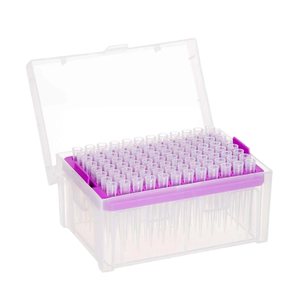 หัวปิเปตไมโครวอลุ่มแบบมีฟิลเตอร์ วัสดุพลาสติก PP ขนาด 10UL 200UL 1250UL สำหรับใช้ในห้องปฏิบัติการ - Product Image 1