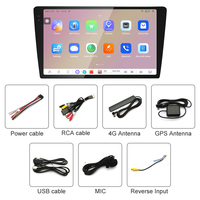 Nuevo Reproductor Multimedia de Radio para Coche STWEI TS20 2K 360 QLED con Android, Pantalla Universal de 9 y 10 Pulgadas