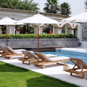 <span class=keywords><strong>Lit</strong></span> de repos haut de gamme en bambou, imperméable et résistant au soleil, pour villas, hôtels, piscines, jardins et cours extérieures - Product Image 2