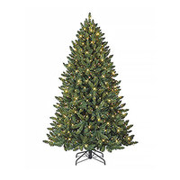 Arbre de noël avec décoration légère, taille personnalisée d'usine, grands ornements artificiels de luxe pour la maison, le bureau, la fête