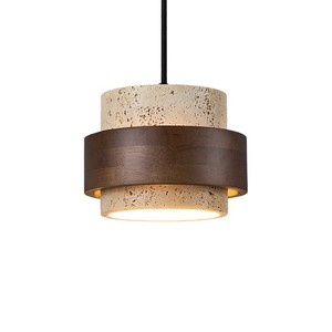 <span class=keywords><strong>Lampadario</strong></span> a Sospensione LED in Travertino <span class=keywords><strong>Giallo</strong></span> Naturale Stile Americano Moderno all'Ingrosso - Product Image 6