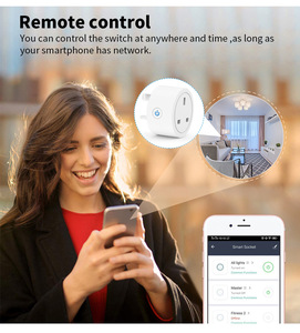 Homekit-Enchufe inteligente WIFI para Reino Unido, interruptor temporizador de larga distancia compatible con <span class=keywords><strong>Alexa</strong></span>, Google Voice - Product Image 6