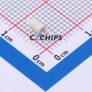 RH-5002 Test Point / Test Loop Connector <b>Pin</b> Type (Through <b>Board</b>) <b>White</b> 2.5mm - Product Image 1