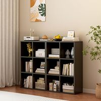 Étagère de rangement multi-niveaux à six compartiments, moderne, sur pied – Meuble de chambre et de salle à manger pour bureau à domicile