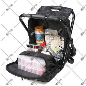 Foldable Outdoor <b>Cooler</b> <b>Backpack</b> Camouflage Oxford Cloth 36X30X41cm With Ice Pack <b>For</b> Camping Fishing Storage - Product Image 5