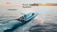 Bateau de course RC haute vitesse WL911-A 2.4G 21KM/H avec auto-redressement, refroidissement par eau et rappel de basse tension