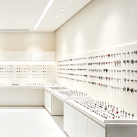 Vitrine de présentation pour bijoux de piercing, présentoir pour bijoux d'oreille, pour magasin d'accessoires de vente au détail