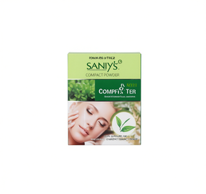 Saniys Cipria Compatta Pressata Traslucida Opaca alle Erbe per Tutti i Tipi di Pelle Certificata Kucas - Product Image 1