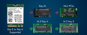 Adaptador de Red Inalámbrico Original Intel 8260 <span class=keywords><strong>AC</strong></span> 8260NGW de Doble Banda 2.4GHZ y 5GHZ 867M BT4.2 NGFF M.2, Módulo de Tarjeta Wifi - Product Image 3