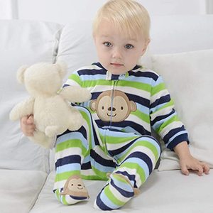 Combinaison Bébé à Motif Dessin Animé, Grenouillère Printemps Automne Hiver, Vente en Gros de Combinaisons Bébé Mignonnes, Pyjama Bébé en Gros - Product Image 2