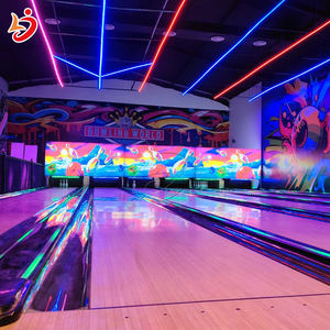 Cyberpunk Color Park Alley Adult Storm Game PU Leather Mini Throwing Ball Bowling Equipment Set - Product Image 1