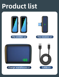 SX6 Wireless Lavalier <b>Microphone</b> Type C Desktop HD Recording Live Streaming Video Shooting Interviews Podcast Recordings - Product Image 6