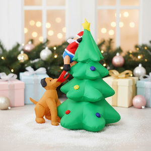 Árbol <span class=keywords><strong>de</strong></span> Navidad Inflable Impermeable Personalizado <span class=keywords><strong>de</strong></span> Fábrica, Santa Claus Inflable, Decoración Navideña para Exteriores - Product Image 2
