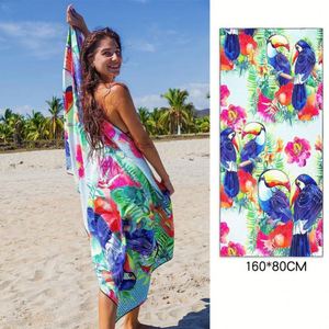 Cheap Wholesale <b>Printed</b> <b>Extra</b> <b>Large</b> Microfiber Toweling Fabric Outdoor Beach Towel for Adult and Kids - Product Image 3