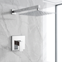 Kit de Douche Haute Pression Minimaliste Moderne Tout en Cuivre pour Hôtels et Maisons – Vente en Gros Usine – Ensemble de Pommeaux de Douche Multi-Jets