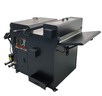 Mesin Pengering dan Penggoyang Bubuk DTF Otomatis 60CM Premium Putih Hitam Double XP600 I3200 I1600 TX800 DX5 Printer Inkjet