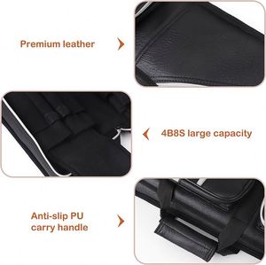 Free sample Wholesale Waterproof Double Shoulder Straps Billiard <b>Cue</b> case <b>Pool</b> <b>Cue</b> case Soft 4 Butts 5 Shafts bags - Product Image 5