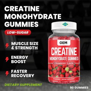 OEM Private Label Créatine Gummies Créatine Monohydrate avec <span class=keywords><strong>BCAA</strong></span> Par Portion pour Hommes et Femmes, Vegan et Sans Sucre - Product Image 2