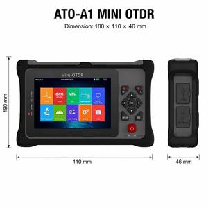 Testeur de fibre optique intelligent multifonction portable Mini OTDR 4 ports 1310/1550nm OTDR OPM VFL <span class=keywords><strong>Test</strong></span> de câble RJ45 Maintenance FTTH - Product Image 5