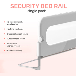 Prodigy <strong>Baby</strong> protection Home Adjustable <strong>Bed</strong> <strong>Rail</strong> Suitable for Toddlers Large <strong>Bed</strong> Guardrail Bumper Safety <strong>Rail</strong> - Product Image 4