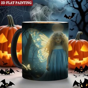 Frosted Black <b>Ceramic</b> <b>Mug</b> 11oz Heat Activated Magic Cup Living Room Use - Product Image 6
