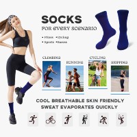 Chaussettes de sport respirantes unies à logo personnalisé, sans couture, avec soutien de la voûte plantaire, pour la course, le cyclisme, le fitness et les activités sportives en extérieur