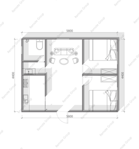 <span class=keywords><strong>Maison</strong></span> de cabine Mini Apple populaire avec salle de bain chambre et toilettes construction rapide <span class=keywords><strong>maison</strong></span> de conteneur Portable préfabriquée - Product Image 6