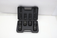 Jeu de douilles à chocs pneumatiques personnalisables en usine, profondeur 1/2 po, longueur 30-36 mm, matériau 40Cr, garantie 3 ans pour usage de réparation, OEM