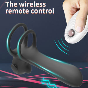 Vibrador de Pene con Anillo para el Pene, Vibración para Parejas, Control Remoto, Estimulador de Clítoris y Vagina, Erección Duradera, Anillo para el Pene para Adultos - Product Image 2