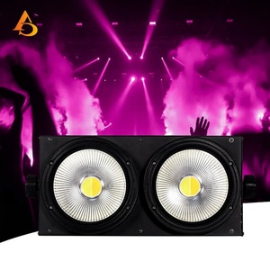 Nueva Llegada: Luces de Escenario 2x100W, Iluminación Blanca Cálida y Fría, COB LED Blinder, Luz para Audiencia - Product Image 1
