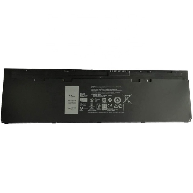 VFV59 Notebook Battery for Dell E7250 E7240 Laptop 7.4V 52WH Stock Available for W57CV HJ8KP NCVF0 Batterie Laptops