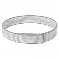 Bracelet de sport en nylon tressé réglable et souple de 430 mm/500 mm pour Google Fitbit Air Smart Band, idéal pour la course à pied