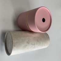 Boîte en papier tube recyclable, boîte en papier personnalisée exquise spot uv cadeau boîte cylindrique boîte en carton avec couvercle