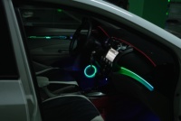Kit d'éclairage ambiant de style ciel étoilé avec 20 LED de couleur fantôme pour Honda City Classic 2008-2014