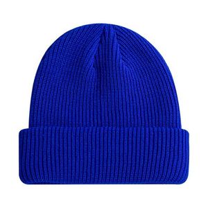 Wholesale Autumn Winter in Stock Knitted Beanie Women Men Solid Colour Acrylic Warm Beanie Hat - Product Image 6