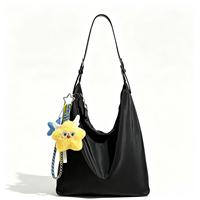 Porte-clés en peluche étoile de dessin animé mignon, jouet couineur avec lunettes et ailes d'ange, poupée en peluche douce et durable, breloque de sac, pendentif pour sac à dos, voiture et téléphone