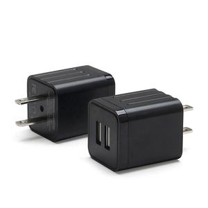 Chargeur double USB HNT 10W pour <span class=keywords><strong>iPhone</strong></span> SE/6/<span class=keywords><strong>7</strong></span>/8/X 5V 2A 2.1A Prise US Adaptateur secteur USB Chargeur mural pour téléphone portable - Product Image 3