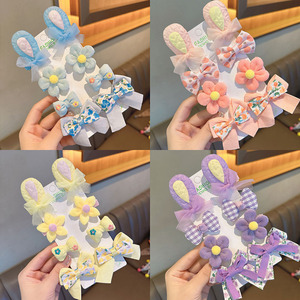 Quyến rũ Bunny Tai tóc Clip dễ thương cho lễ hội Cô Gái Tóc clip cho trẻ em Bow tóc Clip tuyệt đẹp tóc trang trí nội thất - Product Image 4