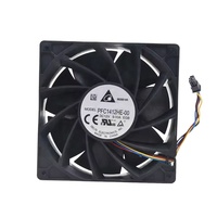 Ventilateur de refroidissement axial violent Delta PFC1412HE-00 12V DC 9.00A 14038 14CM 140x140x38mm 108W 380CFM 7500RPM pour serveur E10