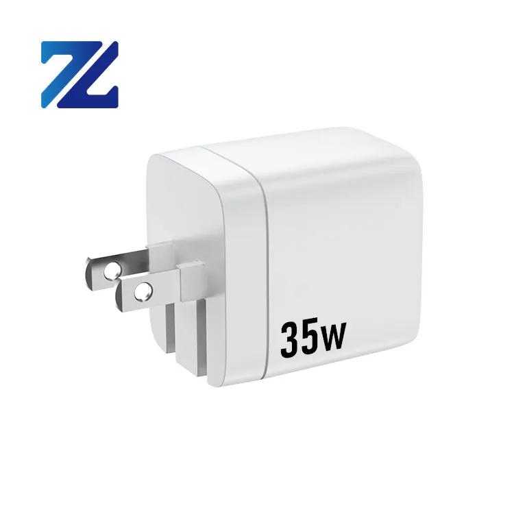 ที่ได้รับการรับรอง 35W พอร์ตคู่เครื่องชาร์จติดผนังอย่างรวดเร็ว OneType-c และ USB-A วัสดุ GAN ขนาดเล็กสําหรับโทรศัพท์มือถือ PD 3.0 ฟังก์ชั่น