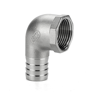 Thép không gỉ 304/316L nội bộ ren tháp khuỷu tay 90 độ góc bên phải ống nước áp lực thấp Phụ kiện phù hợp - Product Image 3