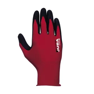 Guanto in Schiuma Eco Nit Juba 111801 0 6 XS, Rosso/Nero - Product Image 1