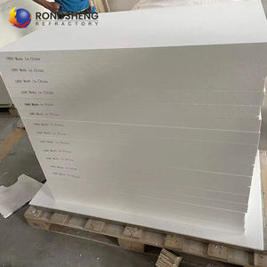 1800 ° Aislamiento Térmico Ceraboard 25mm 50mm Placa Refractaria Ignífuga Kaowool 1260 ° Tablero <span class=keywords><strong>de</strong></span> Fibra Cerámica para Horno - Product Image 6