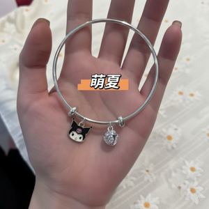 Vendita calda Trending braccialetti di fascino di moda Vintage per ragazze carino stile Punk corda di perle con catena di fiori all'ingrosso disponibile - Product Image 1