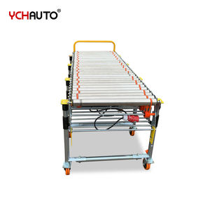 Onderdelenwerkplaats Rollen Transportband Magazijnwagen Laden Verstelbare hoogte Flexibele O-bandrollen Transportbanden - Product Image 2