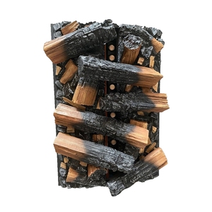 Cheminée électrique d'endroit du feu, bois de cheminée brûlant, cheminée de bureau - Product Image 2