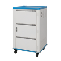 Chariot de recharge UV multi-appareils à 36 ports, armoire de recharge pour école et bureau, pour iPad, téléphone, ordinateur portable, tablette