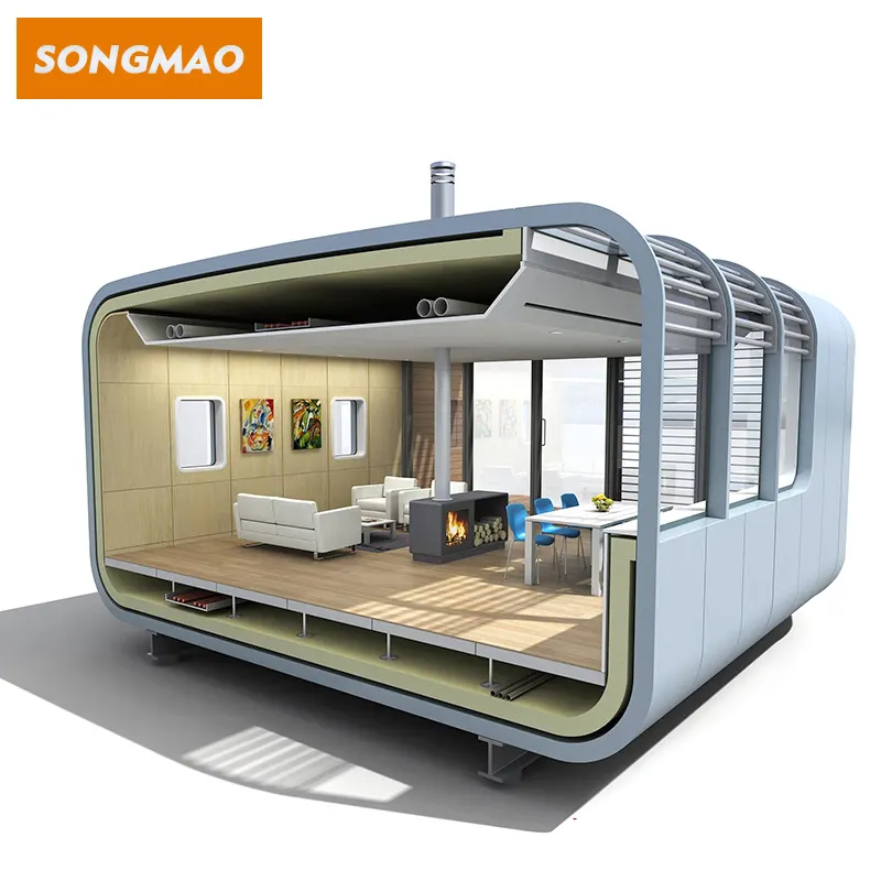 Direct Sale Modern Design Pod Living Container Homes Apple Cabin Prefabricated Movable Houses Luxury Expandable Container House