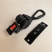 Sangle d'arrimage à cliquet auto-rétractable, attache de cargaison pour le transport de voitures et de motos